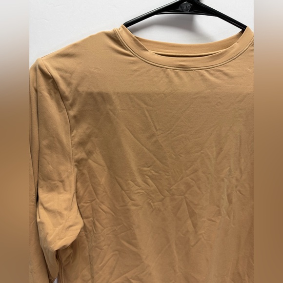 SKIMS Fits Everybody Long Sleeve Bodysuit in Color Sienna Size 2X - Picture 2 of 5